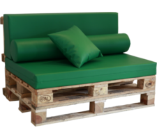 Sofá palet europeo polipiel náutico